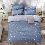 Mecerock Newest Geometric Pattern Polyester Bedding Sets Hot Sales Duvet Cover Set Single Double Queen King Size