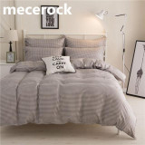 Mecerock Newest Geometric Pattern Polyester Bedding Sets Hot Sales Duvet Cover Set Single Double Queen King Size
