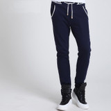 MECEBOM 2017 100%Cotton  Mens Joggers Sweat Pants Men Joggers Pants Elastic Waist Loose Sweat Pants For Men Casual