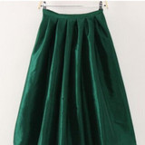 Maxi Long Skirt Floor Length Ladies High Waisted Skirts Women Neon Yellow Black Saias Longa 2018 Femininas Formal Jupe Femme
