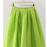 Maxi Long Skirt Floor Length Ladies High Waisted Skirts Women Neon Yellow Black Saias Longa 2018 Femininas Formal Jupe Femme
