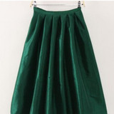 Maxi Long Skirt Floor Length Ladies High Waisted Skirts Women Neon Yellow Black Saias Longa 2017 Femininas Formal Jupe Femme