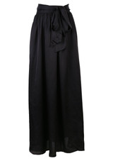 Maxi Long Skirt Floor Length Ladies High Waisted Skirts Women Neon Yellow Black Saias Longa 2017 Femininas Formal Jupe Femme