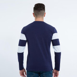 Liseaven 2017 New Autumn Winter Mens Long Sleeve T-Shirt O Neck Striped T Shirt for Men
