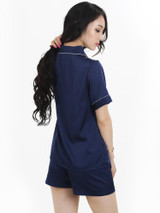 Lisacmvpnel Summer New Breathable Sexy Women Pajamas Short Style V-Neck Female Pajama Set Lisacmvpnel Summer New Breathable Sexy Women Pajamas Short Style V-Neck Female Pajama Set