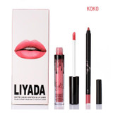 liquid matte lasting waterproof lipstick lips pencil makeup Mate lip gloss cosmetics lip kit