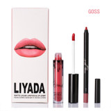 liquid matte lasting waterproof lipstick lips pencil makeup Mate lip gloss cosmetics lip kit