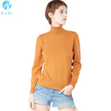 Liny Xin 100% Cashmere Women's Sweater and Pullover Winter Turtleneck Sweater Women Long Sleeve Slim fit knitted Sweater