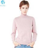 Liny Xin 100% Cashmere Women's Sweater and Pullover Winter Turtleneck Sweater Women Long Sleeve Slim fit knitted Sweater