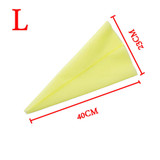 LINSBAYWU Yellow Silicone Reusable Icing Piping Cream Pastry Bags DIY Cake Decoration Tool