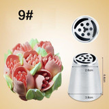LINSBAYWU Russian DIY Pastry Cake Icing Piping Decorating Nozzle Tips Baking Pastry Tool