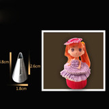 LINSBAYWU Icing Piping Nozzle Cake Decorating Sugarcraft Pastry Tips Tool Babi Baking Tool