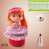LINSBAYWU Icing Piping Nozzle Cake Decorating Sugarcraft Pastry Tips Tool Babi Baking Tool