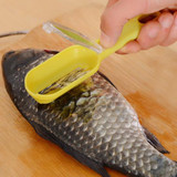 LINSBAYWU Fast Cleaning Fish Skin Steel Plastic Fish Scale Remover Scaler Scraper Cleaner Kitchenware Tool Peeler
