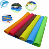 LINSBAYWU 40x30cm Silicone Mats Baking Liner Best Silicone Oven Mat Heat Insulation Pad Bakeware Kid Table Mat Hot Sale