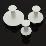 LINSBAYWU 3pcs/lot Snowflake Mould Fondant Cake Decorating Sugar craft Cutter Plunger Mold