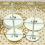 LINSBAYWU 1Set/4PCS New Sugarcraft Cupcake Cake Stand Icing Cream Flower Decorating Nail Set Tool