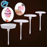 LINSBAYWU 1Set/4PCS New Sugarcraft Cupcake Cake Stand Icing Cream Flower Decorating Nail Set Tool