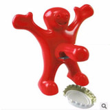LINSBAYWU 1pc Newest Novelty Bar Tools Wine Cork Bottle Plug Funny Happy Man Guy Wine Stopper Perky Interesting Gifts