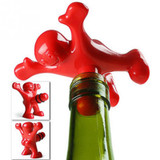 LINSBAYWU 1pc Newest Novelty Bar Tools Wine Cork Bottle Plug Funny Happy Man Guy Wine Stopper Perky Interesting Gifts