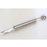 LINSBAYWU 1 pc Double-End Multi Function Fruit Carving Knife Stainless Steel Ice Cream Scoop Spoon Melon Baller home garden