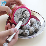 LINSBAYWU 1 pc Double-End Multi Function Fruit Carving Knife Stainless Steel Ice Cream Scoop Spoon Melon Baller home garden
