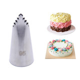 LINSBAYWU #95 Leaves Tube Decorating Tip Icing Fondant Piping Decorating Nozzles Pastry