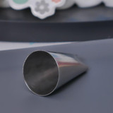 LINSBAYWU #86 Fold Cream Metal Tips Icing Piping Nozzles Cake Cream Cupcake Pastry Tool