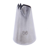 LINSBAYWU #86 Fold Cream Metal Tips Icing Piping Nozzles Cake Cream Cupcake Pastry Tool