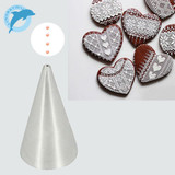 LINSBAYWU #1 1mm Round Decorating Cake Piping Tips Icing Tubes Pastry Nozzles Cupcake Tool