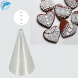 LINSBAYWU #1 1mm Round Decorating Cake Piping Tips Icing Tubes Pastry Nozzles Cupcake Tool