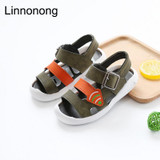 Linnonong New 2017 Children Summer Sandals Kids Fashion Boys Girls Antislip Beach Sandals Little baby Toddler Shoes