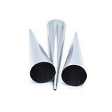 LIMITOOLS 3pcs Stainless Steel Croissant Baking Cones
