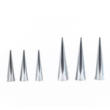LIMITOOLS 3pcs Stainless Steel Croissant Baking Cones