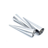 LIMITOOLS 3pcs Stainless Steel Croissant Baking Cones