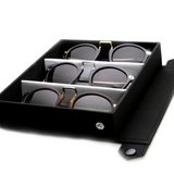 Limited Edition Vintage Round Horned Rim Sunglasses Set