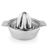 Stainless Steel Manual Lemon Juicer Squeezer with Bowl