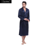 Lilysilk Men's Silk Bathrobe - Luxury Sleepwear Kimono Robe