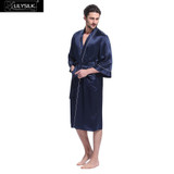 Lilysilk Men's Silk Kimono Robe - Pure Silk Sleepwear & Lounge