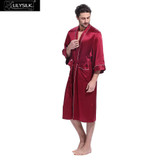 Lilysilk Men's Silk Kimono Robe - Pure Silk Sleepwear & Lounge