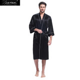 Lilysilk Men's Silk Kimono Robe - Pure Silk Sleepwear & Lounge