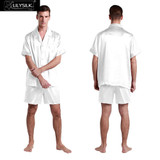 LILYSILK 22 Momme Silk Pajamas Set for Men - Free Shipping