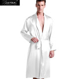 Lilysilk 100% Silk Men's Long Kimono Robe - Luxurious Sleepwear