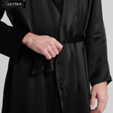 Lilysilk 100% Silk Men's Long Kimono Robe - Luxurious Sleepwear
