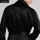 Lilysilk 100% Silk Men's Long Kimono Robe - Luxurious Sleepwear