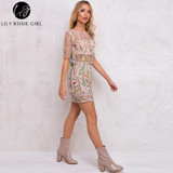 Lily Rosie Girl Floral Embroidery Boho Summer Romper Set