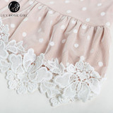 Lily Rosie Women's White Lace Mini Dress - Summer 2018 Style