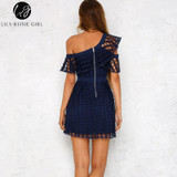 Lily Rosie Girl V-Neck Lace Mini Dress - Chic Summer Style