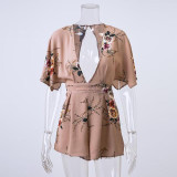 Stylish Boho Floral Print Women’s Playsuit by Lily Rosie Girl Stylish Boho Floral Print Women’s Playsuit by Lily Rosie Girl
