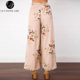 Boho Wide Leg Pants for Women | Lily Rosie Girl Floral Style